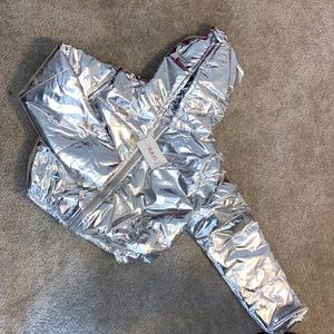 Silver Puffer Jacket